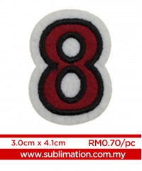 008 Embroidery Sticker